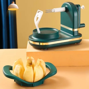 手摇削苹果神器家用自动削皮器刮皮刨水果，削皮机苹果皮削皮机器