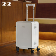 cece2024行李箱女便携20寸登机箱轻便旅行密码拉杆皮箱子加厚