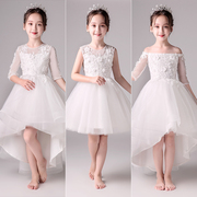 韩国儿童公主裙子花，童婚礼小女孩周岁，生日礼服女童主持钢琴演出服