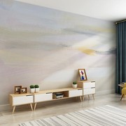 北欧抽象艺术墙纸电视背景墙壁画2023年客厅沙发壁纸卧室墙布
