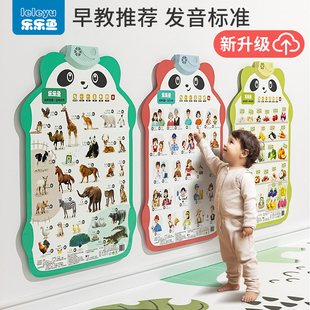 乐乐鱼宝宝有声早教挂图熊猫幼儿，婴儿童点读发声识字启蒙字母表标
