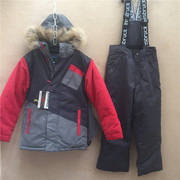 男童女童儿童孤品滑雪服滑雪裤儿童滑雪服套装防水夹棉80-130码