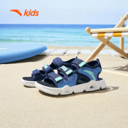 安踏儿童男童鞋子，凉鞋夏季轻便露趾沙滩鞋，大童男孩学生运动鞋