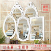 清风家居饰品欧式镜子美容化妆镜，雕花壁挂浴室镜卫生间镜幼儿园镜