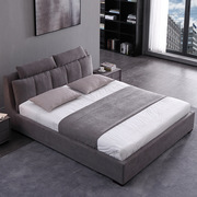 北欧布艺床1.8米双人大床，1.5小户型拆洗储物主，卧软床现代简约婚床