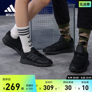 zx1kboost休闲跑步运动鞋男女，adidas阿迪达斯outlets轻运动