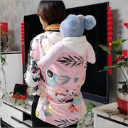 老式背带传统婴儿宝宝背袋云南贵州背小孩的背带冬季外出加厚背扇