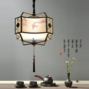 新中式灯具中国风禅意复古餐厅茶楼酒店餐饮包间房间卧室书房吊灯
