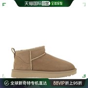 香港直邮潮奢 Ugg 女士 ULTRA 经典款迷你绵羊皮靴子 1116109