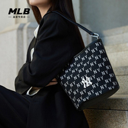 MLB男女情侣老花水桶包明星同款挎包时尚潮24春季BML02