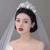 韩式蝴蝶结新娘结婚唯美奢华高级时尚公主旅拍婚纱配饰品
