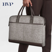 bvp意大利品牌男包，休闲奢侈品手提包真皮商务公文包，男送老公礼物
