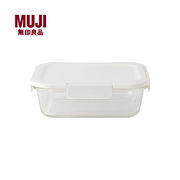 无印良品 MUJI 耐热玻璃便当盒 日式微波炉饭盒大容量沙拉盒家用