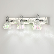 免打孔镜前灯led卫生间，简约现代调光防水防雾卫浴不锈钢镜柜灯具