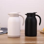 304不锈钢双层真空保温水壶家用大容量暖水瓶欧式咖啡壶