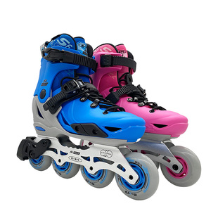 瑞士m-cro儿童轮滑鞋平花溜冰鞋，直排旱冰初学中级4-5-6-7-8岁小孩