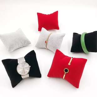 手表小枕头手镯摆放收纳海绵，小枕头装饰手，串珠手链内托固定枕芯