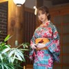 日式复古和风浴衣传统日系改良和服单层小纹日料店旅拍写真长袍女