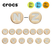 Crocs卡骆驰智必星配件洞洞鞋花 英文字母金属字母N-金属字母Z