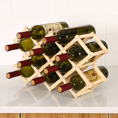 实木酒架摆件置物架高档欧式现代创意简约轻奢红酒架子多瓶红酒