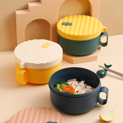 日式简约便当盒泡面碗不锈钢大容量三明治沙拉可爱饭盒上班族学生