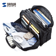 Sanwa Supply 防泼水大容量双肩包笔记本电脑手提包15.6寸配密码锁