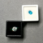 正方形裸石盒展示盒宝石盒子，彩宝钻石保护盒收纳盒包装送礼盒精致
