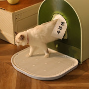 猫砂垫猫垫子防带出外溅塑料猫厕所宠物用品猫咪双层控砂垫猫砂盆