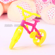 迷你小单车微缩自行车112可爱仿真模型玩具车轮可动一套摆件