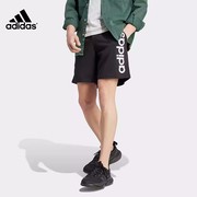 adidas阿迪达斯运动裤男子，夏季训练宽松休闲五分，针织短裤ic0062