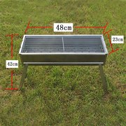 烧烤架户外家用木炭烧烤炉3-12人加厚折叠烧烤箱野外烧烤