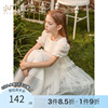 女童公主裙夏装儿童白色蓬蓬纱裙，2024夏装蛋糕裙中大童洋气连衣裙