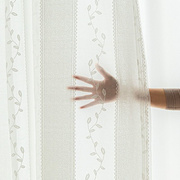 隔热防晒白色纱帘透光不透人镜面纱窗帘客厅卧室，阳台高级感窗纱帘