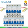 正泰 空开 小型断路器 家用空开 空气开关 DZ47 2P C6A-60A