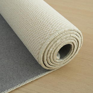 羊毛地毯客厅高级茶几毯奶油风，沙发毯米白色，拍照背景毯直播间地垫