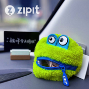 Zipit毛球耳机包学生礼物乖萌怪兽零钱包口红包卡包钥匙包小号