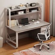 书桌书架一体卧室家用学习桌书柜，组合简易台式电脑桌子轻奢写字桌