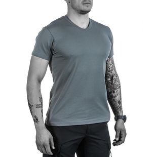 UFPRO夏季男士徒步速干衣纯色美系T恤V领快干短袖无标复刻版