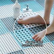 硅胶卫生间淋浴洗澡防滑垫浴室家用沥水垫可剪裁沐浴地板冲凉房