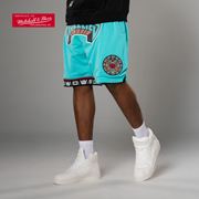 NBA复古球裤JustDon联名温哥华灰熊队NBA-Mitchellness