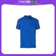 香港直发EMPORIO ARMANI 男士蓝色棉质短袖Polo 衫 8N1F30 1JPTZ