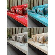 红色喜庆结婚红木沙发垫四季通用中式实木沙发坐垫防滑罗汉床垫子