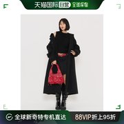 日本直邮TINA：JOJUN 女士优雅羊毛感长款大衣 可拆领设计 A线版