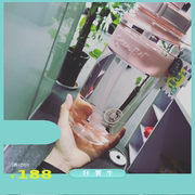 台湾绿贝greenbell运动水杯大容量1000ML塑料水杯便携超大吸管杯