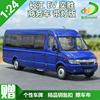 124原厂长江ev奕胜纯电动商务巴士客车模型公交巴士模型带灯版