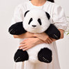 熊猫工厂5月龄萌兰花花可爱公仔和花仿真大熊猫情人节礼物