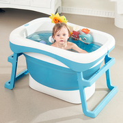 速发婴儿游泳桶可折叠宝宝，游泳池加大号新生儿浴桶泡澡桶家用免充