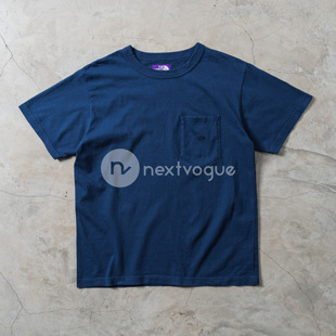 NextVogueTNF紫标THE NORTH FACE 7OZ TEE纯色全棉短袖T恤