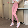 粉色鲨鱼裤女士春夏季打底裤高腰紧身弹力瑜伽，裤修身显瘦芭比裤子