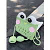 钩针青蛙包成品(包成品)小孩，包包可爱小挎包，2023小众设计卡通手机包女